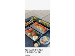NYTÅRSMENU 2 PERSONER
